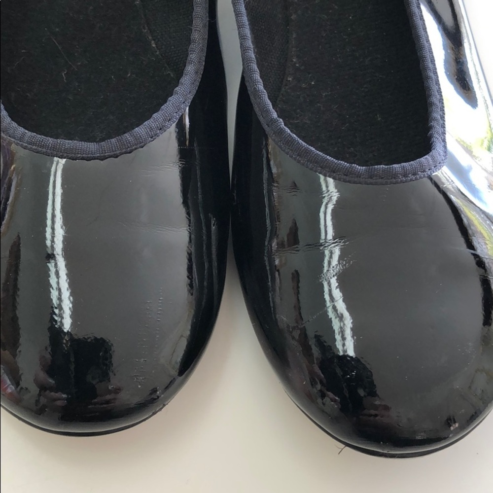 American Ballet Theatre Black Patent Tap Shoes - Picture 7 of 8